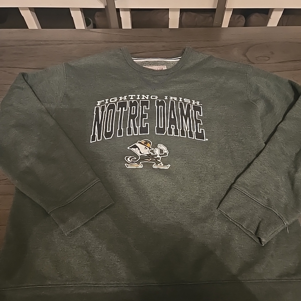 Notre Dame Fighting Irish Green Sweater